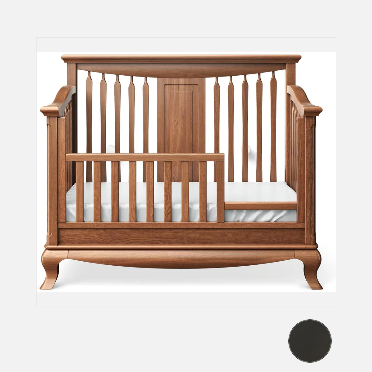 Convertible Crib with Open Back Z4107