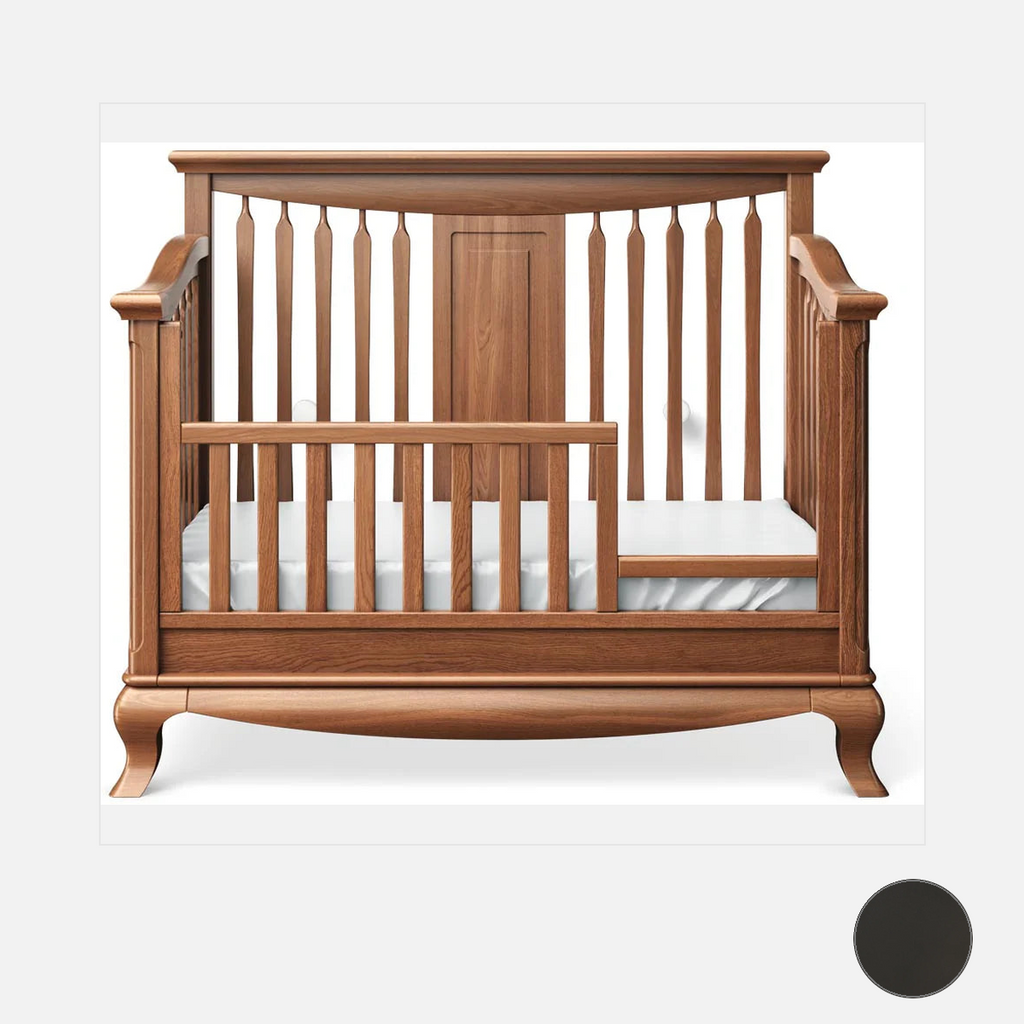 Convertible Crib with Open Back Z4107