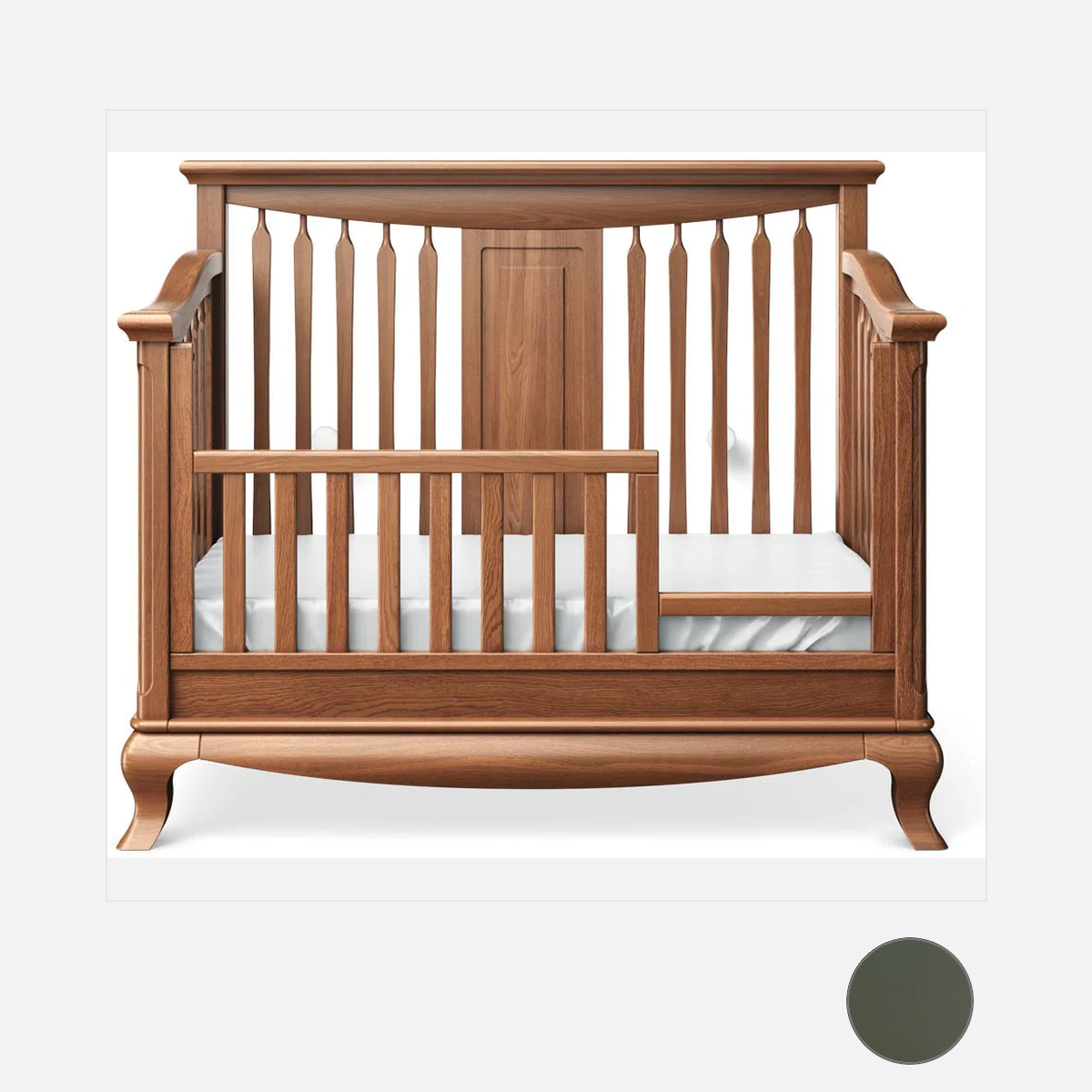 Convertible Crib with Open Back Z4107