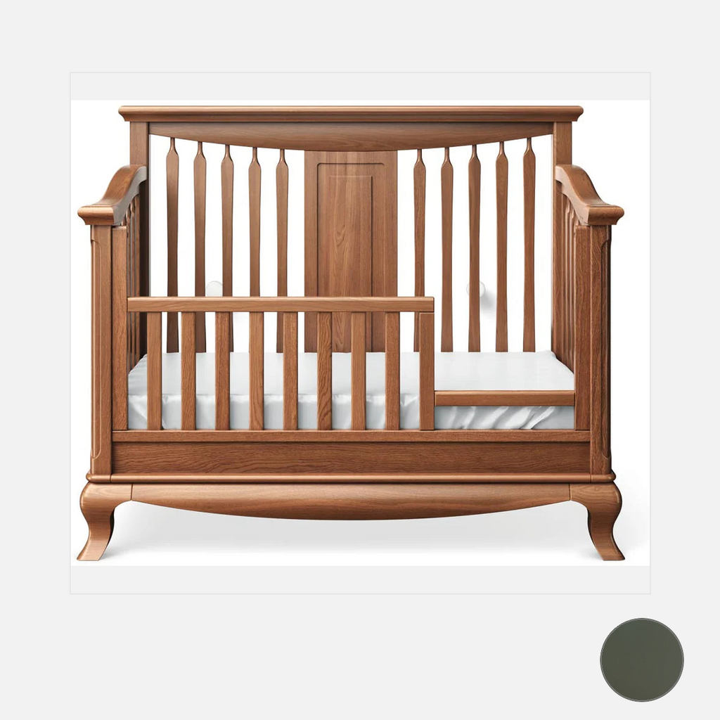 Convertible Crib with Open Back Z4107