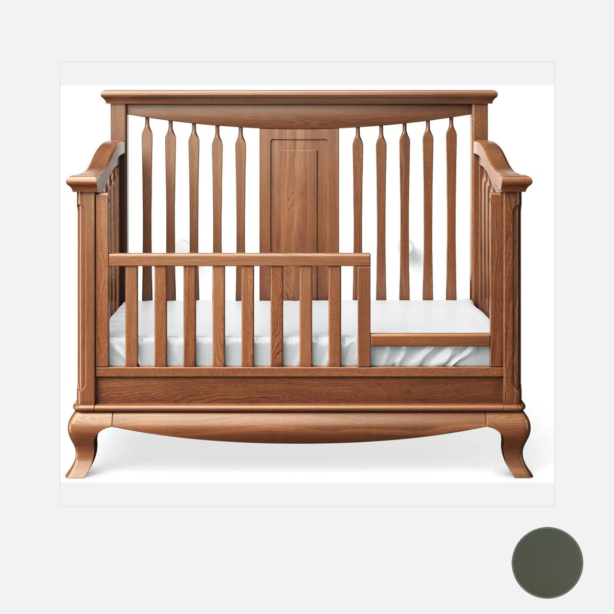 Convertible Crib with Open Back Z4107