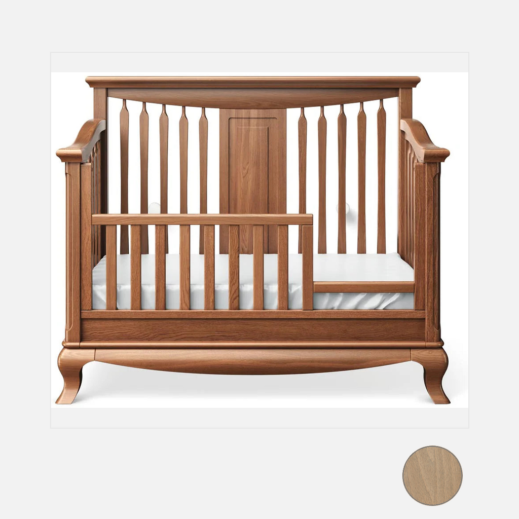 Convertible Crib with Open Back Z4107