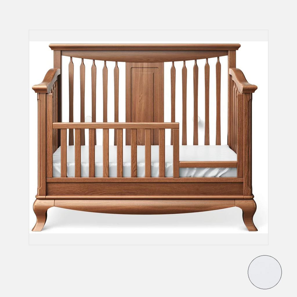 Convertible Crib with Open Back Z4107