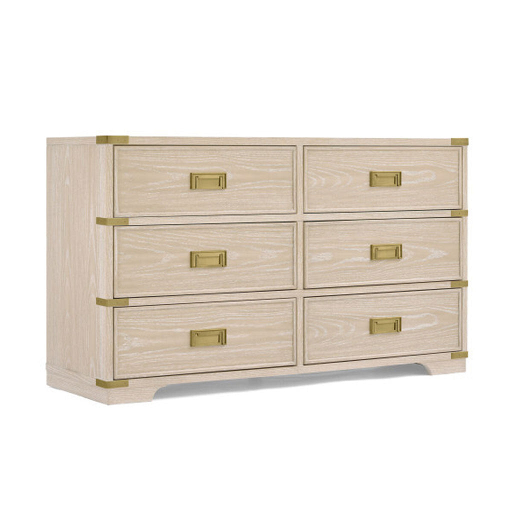 6 Drawer Dresser - Whitewashed Ash G875985