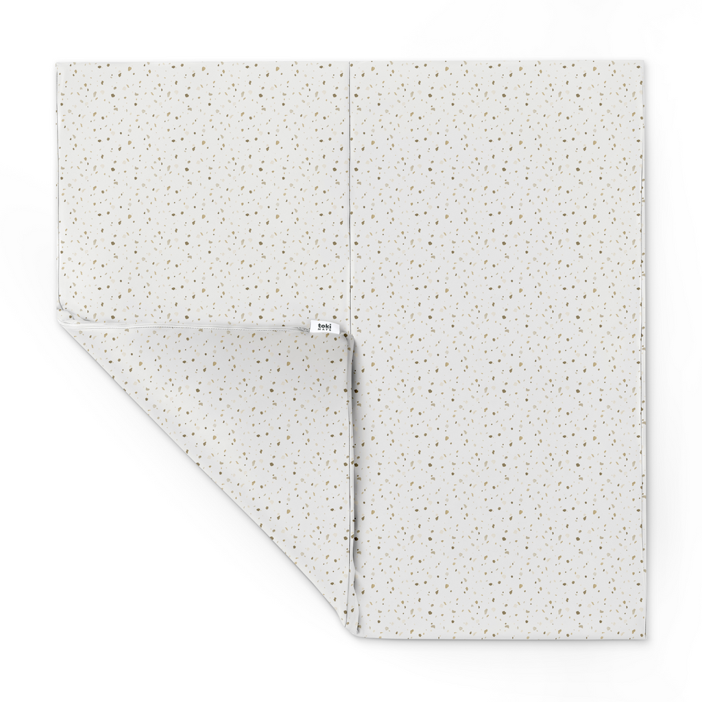 Terrazzo Chalk Vegan Leather Mat E7489