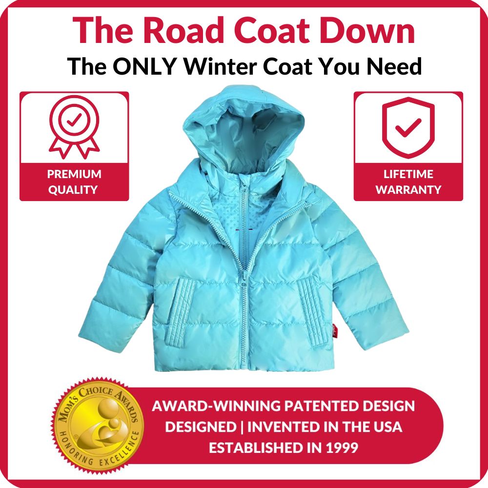 Car Seat Coat Down - Aqua J25086