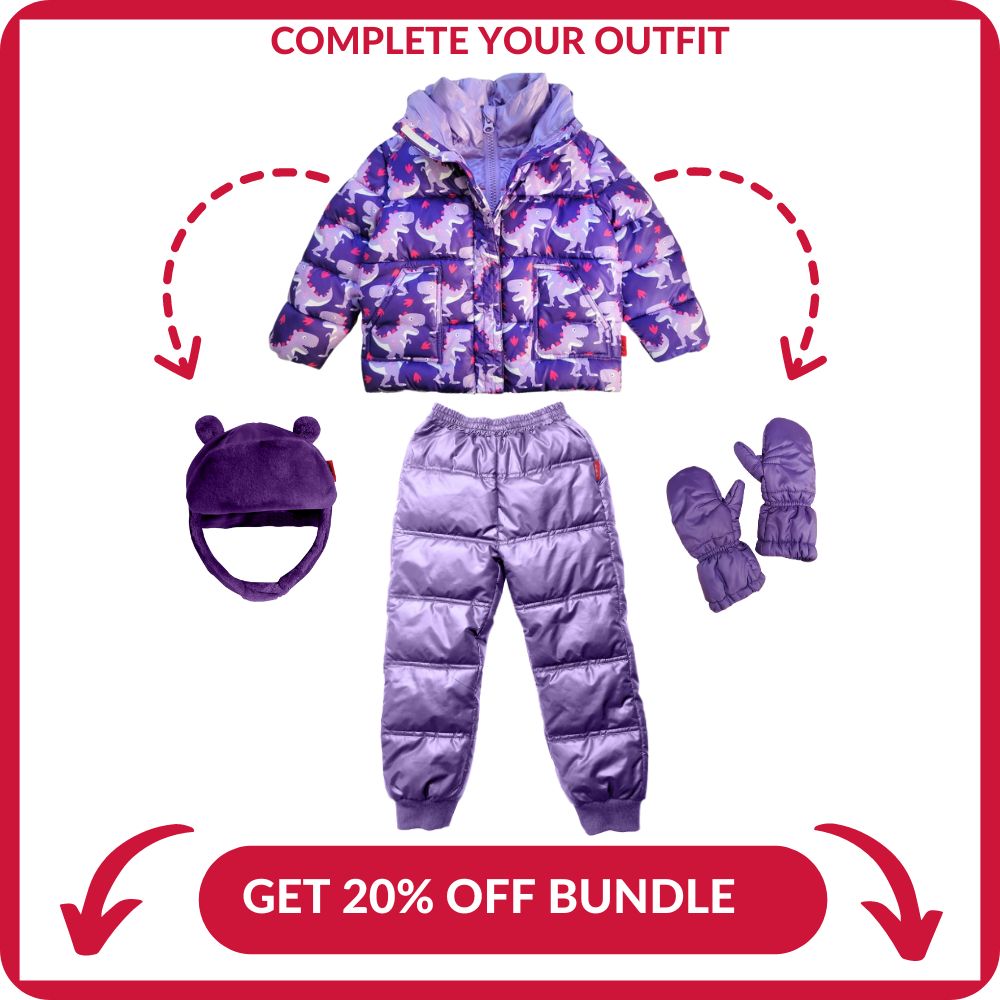 Car Seat Coat Vegan - Purple Raptor U571