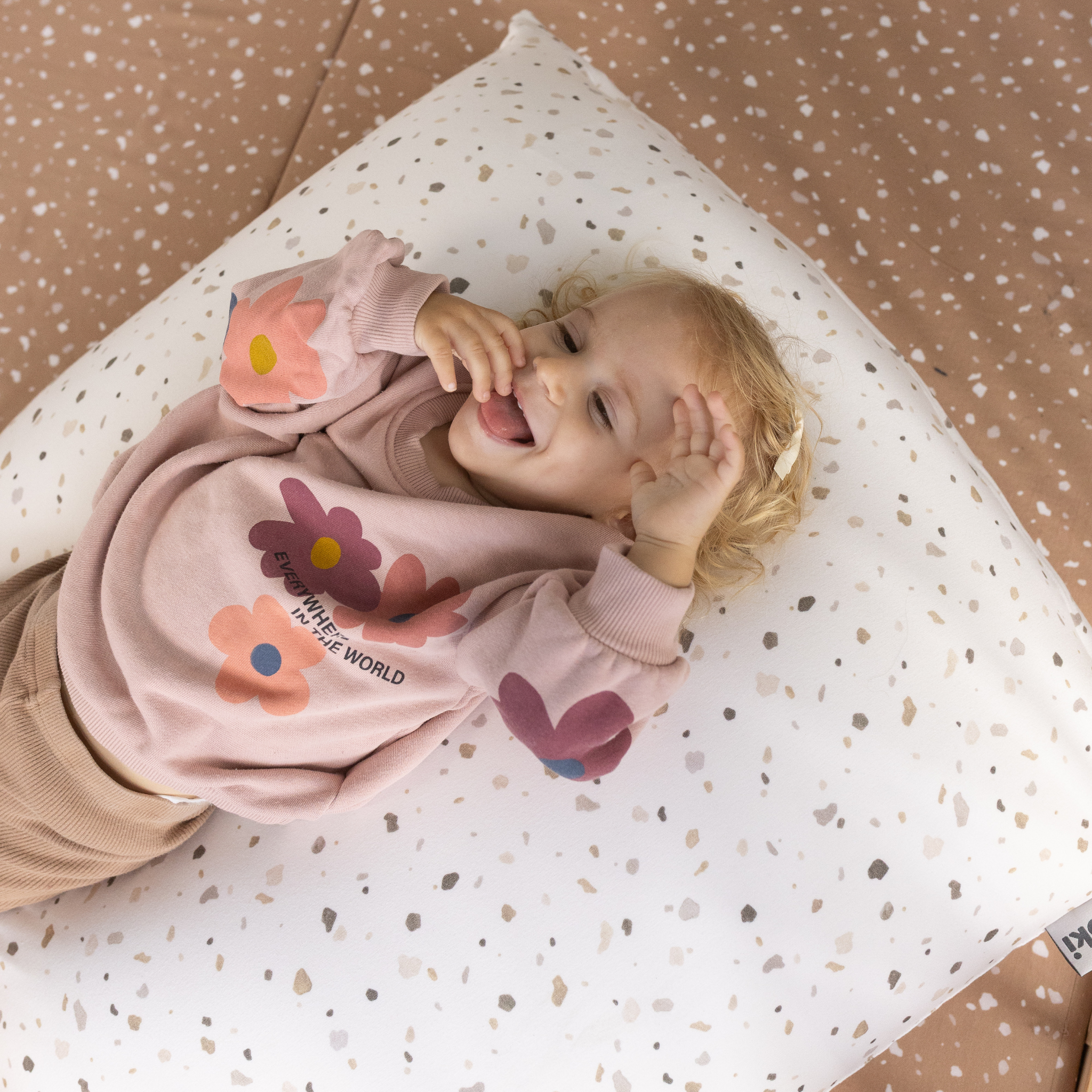 Terrazzo Chalk Bean Bag Q6185