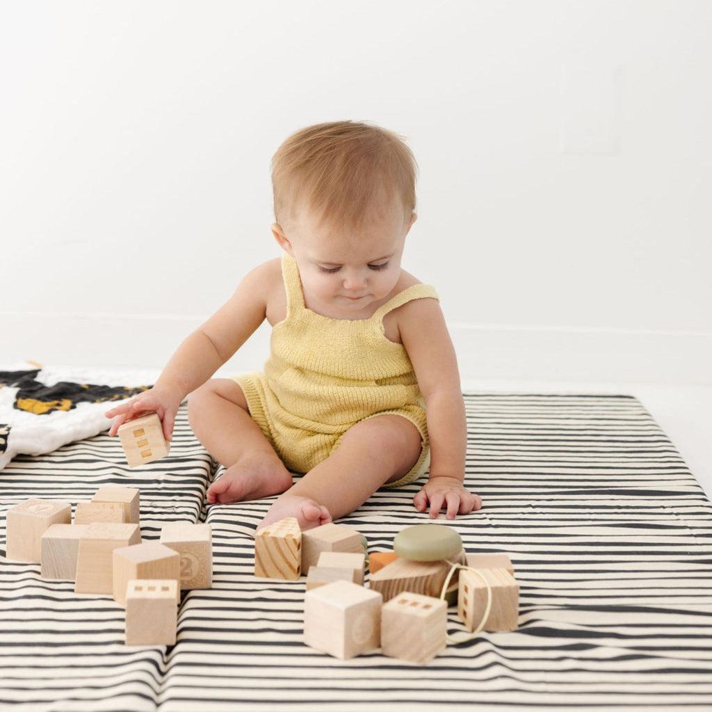 Organic Cotton Striped Kids Mat V185