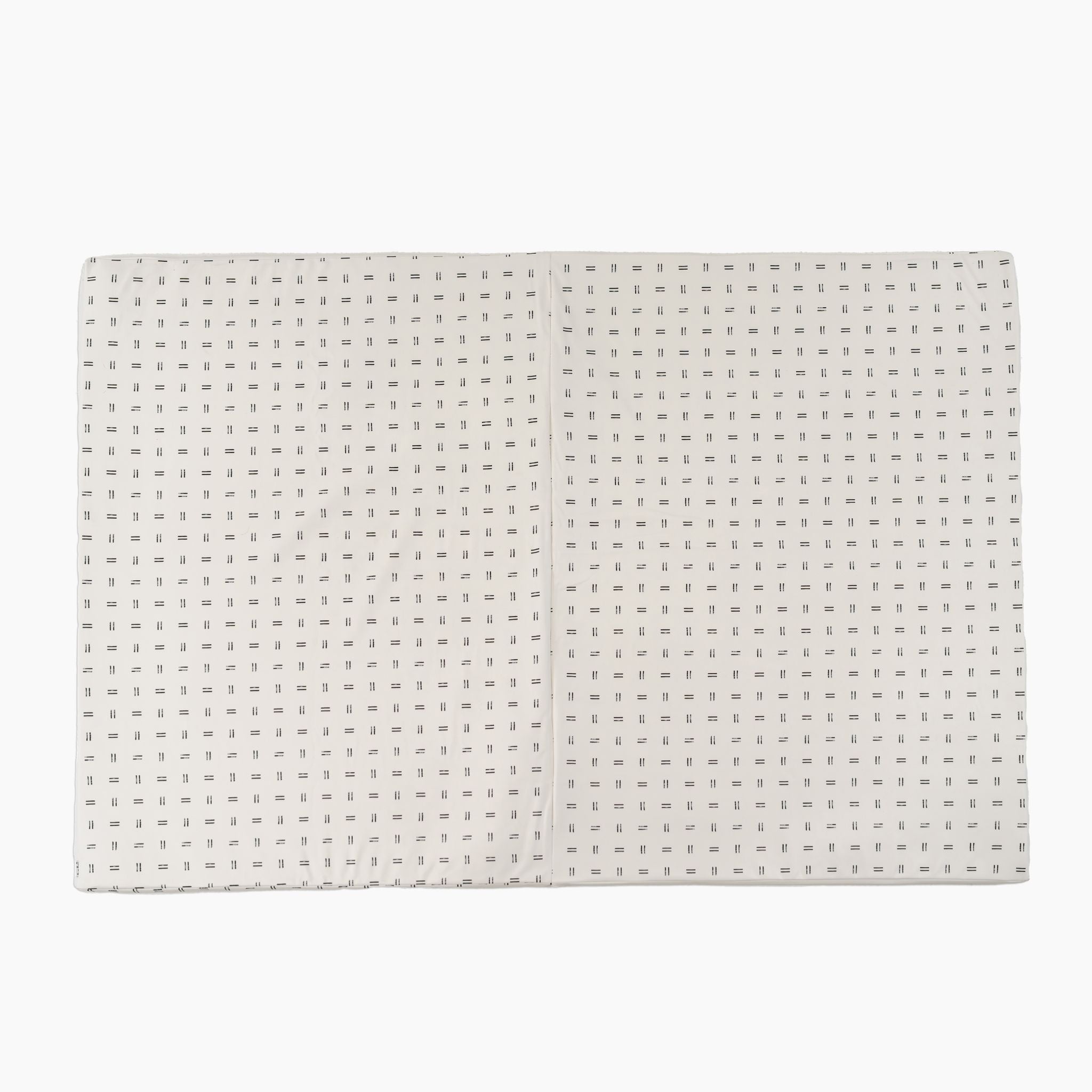 Vegan Leather Mudcloth Mat E68223