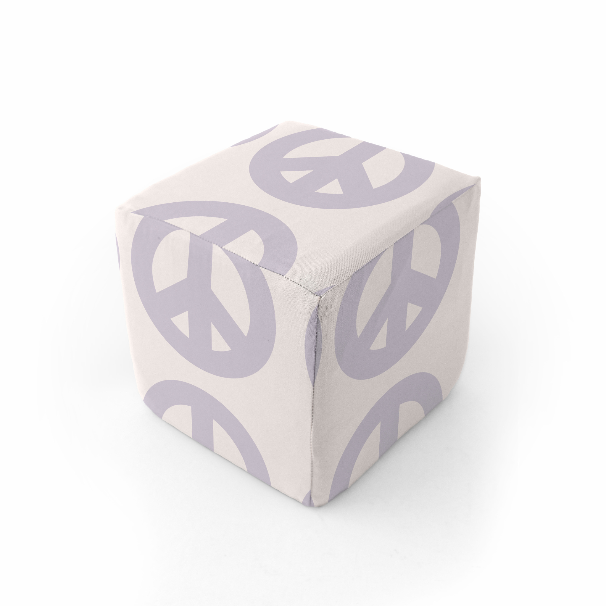 Kids Cream Peace Sign Play Cube G2166
