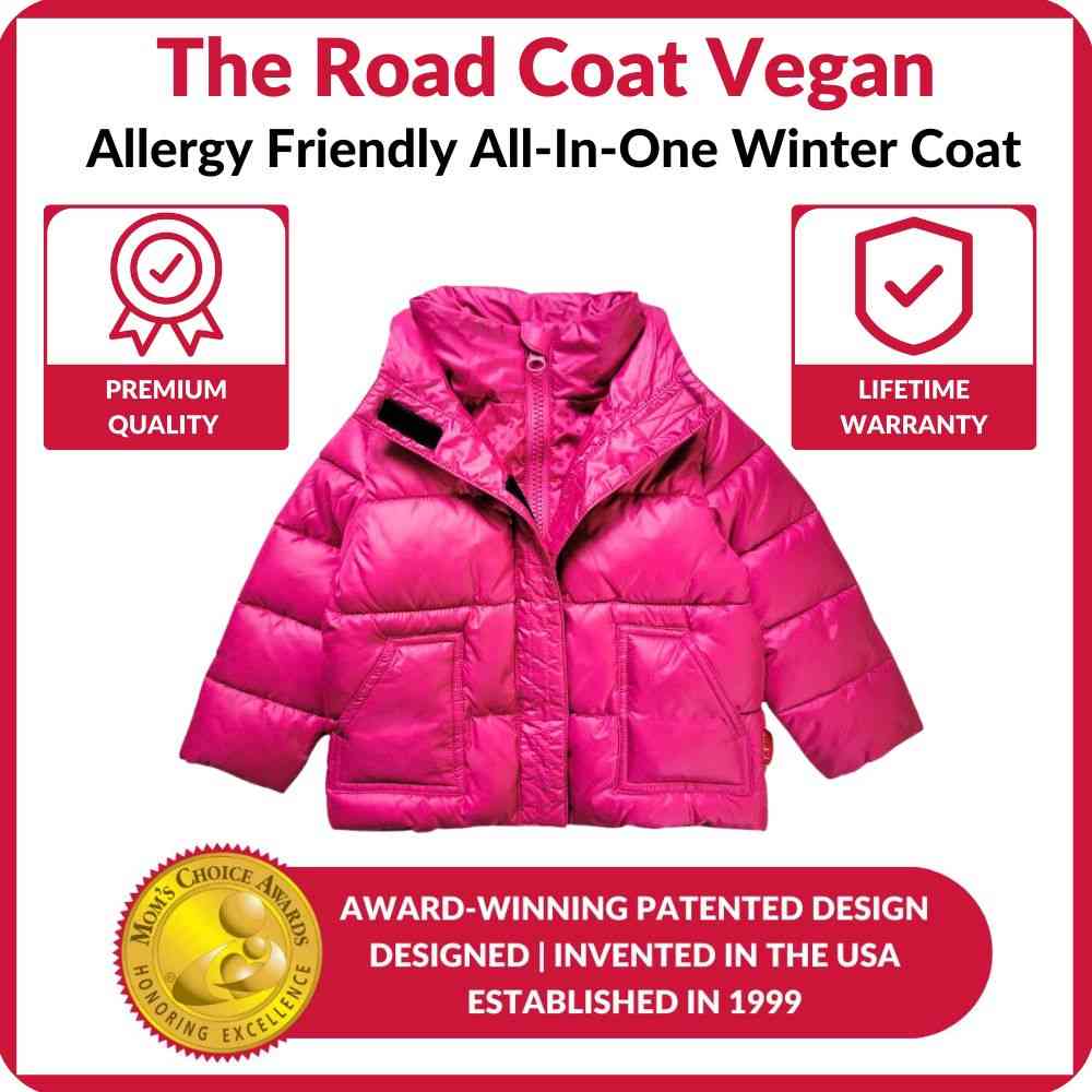 Vegan Car Seat Coat - Fuchsia Y187749