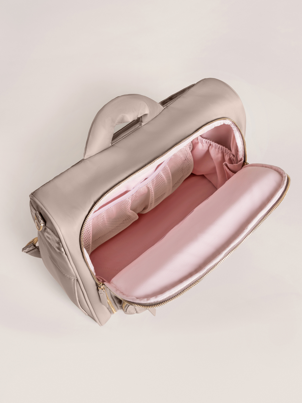 Satchel Diaper Bag - Taupe V818493