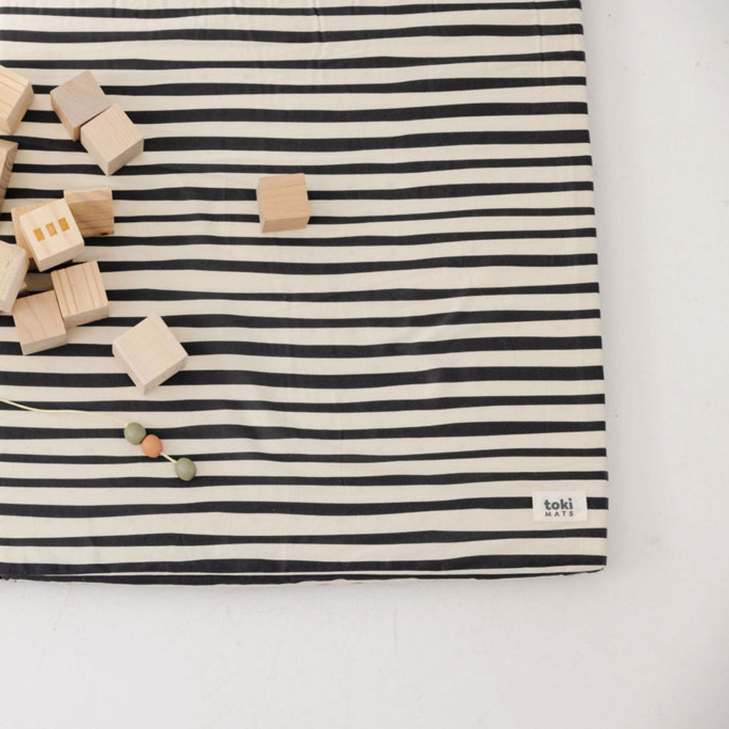 Organic Cotton Striped Kids Mat V185