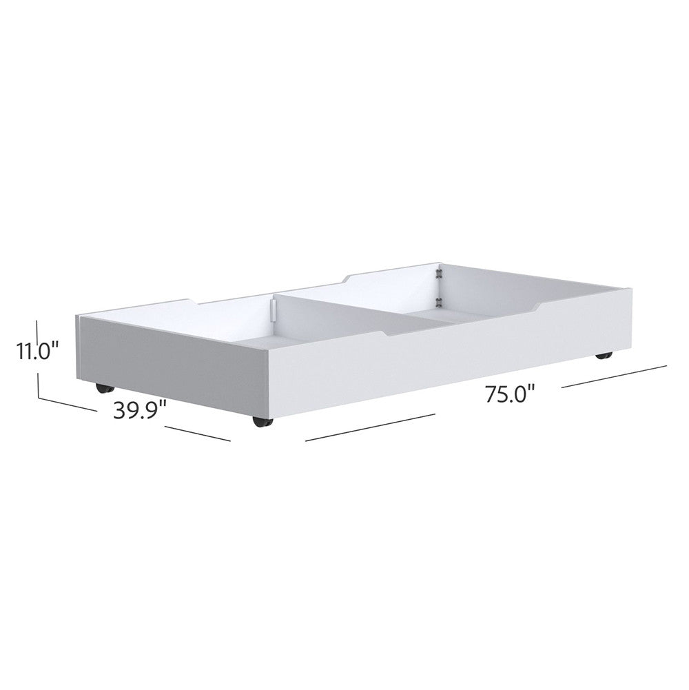 Youth Trundle Bed in Ash Linen N94461