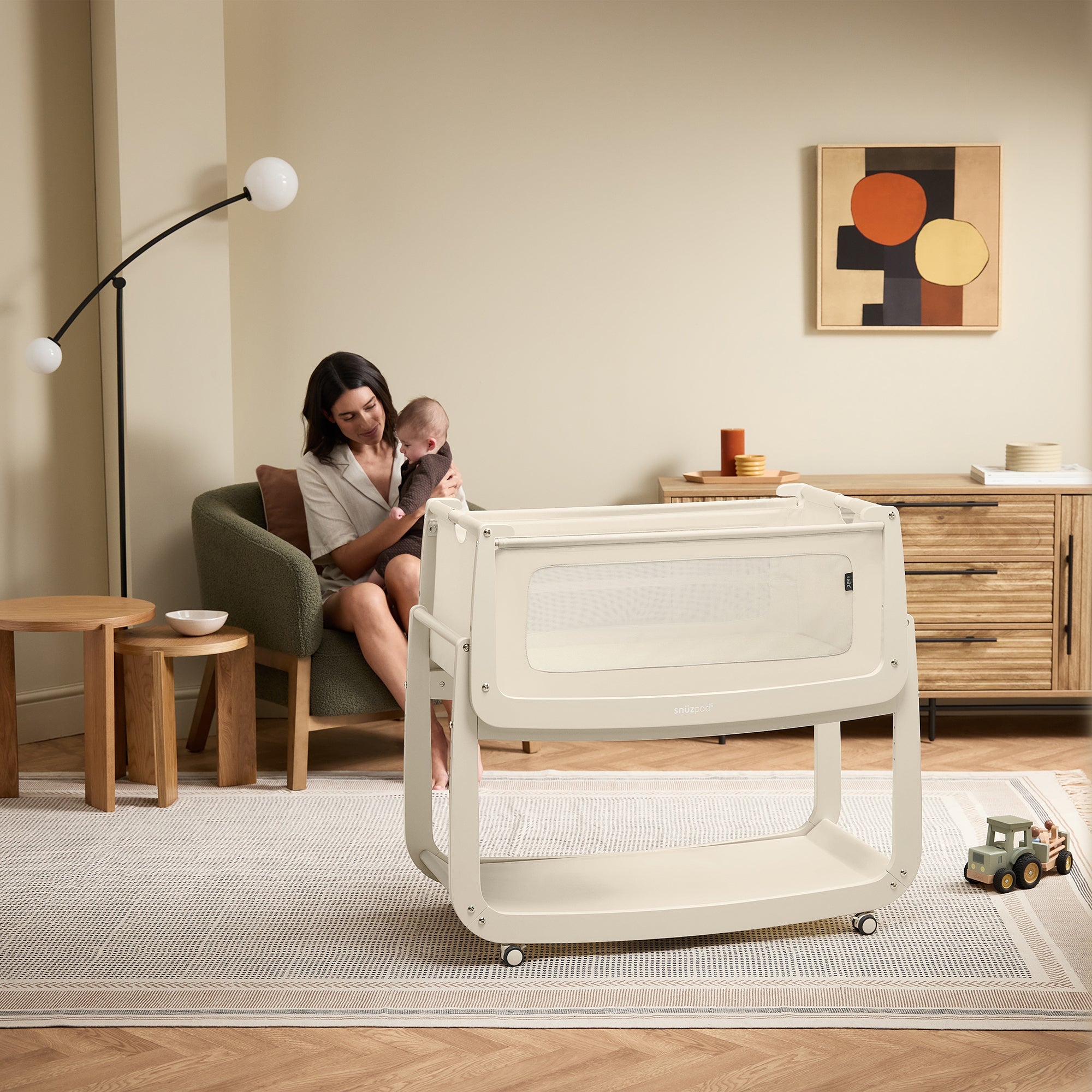 Bedside Bassinet with Breathable Mesh X6941