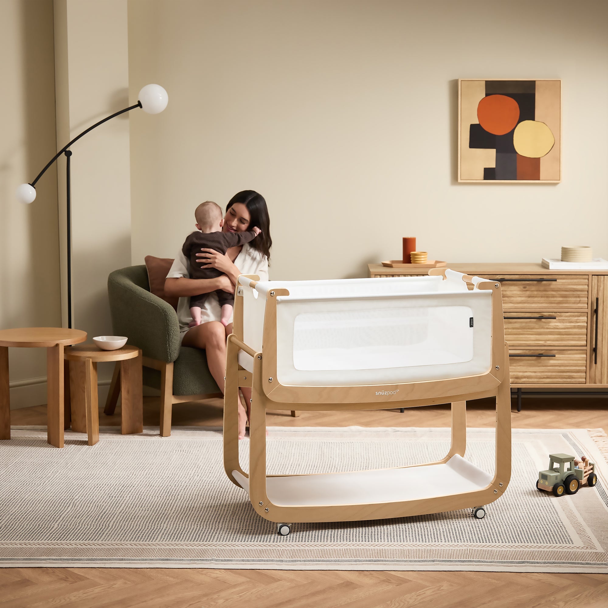 Bedside Bassinet - Natural U65416