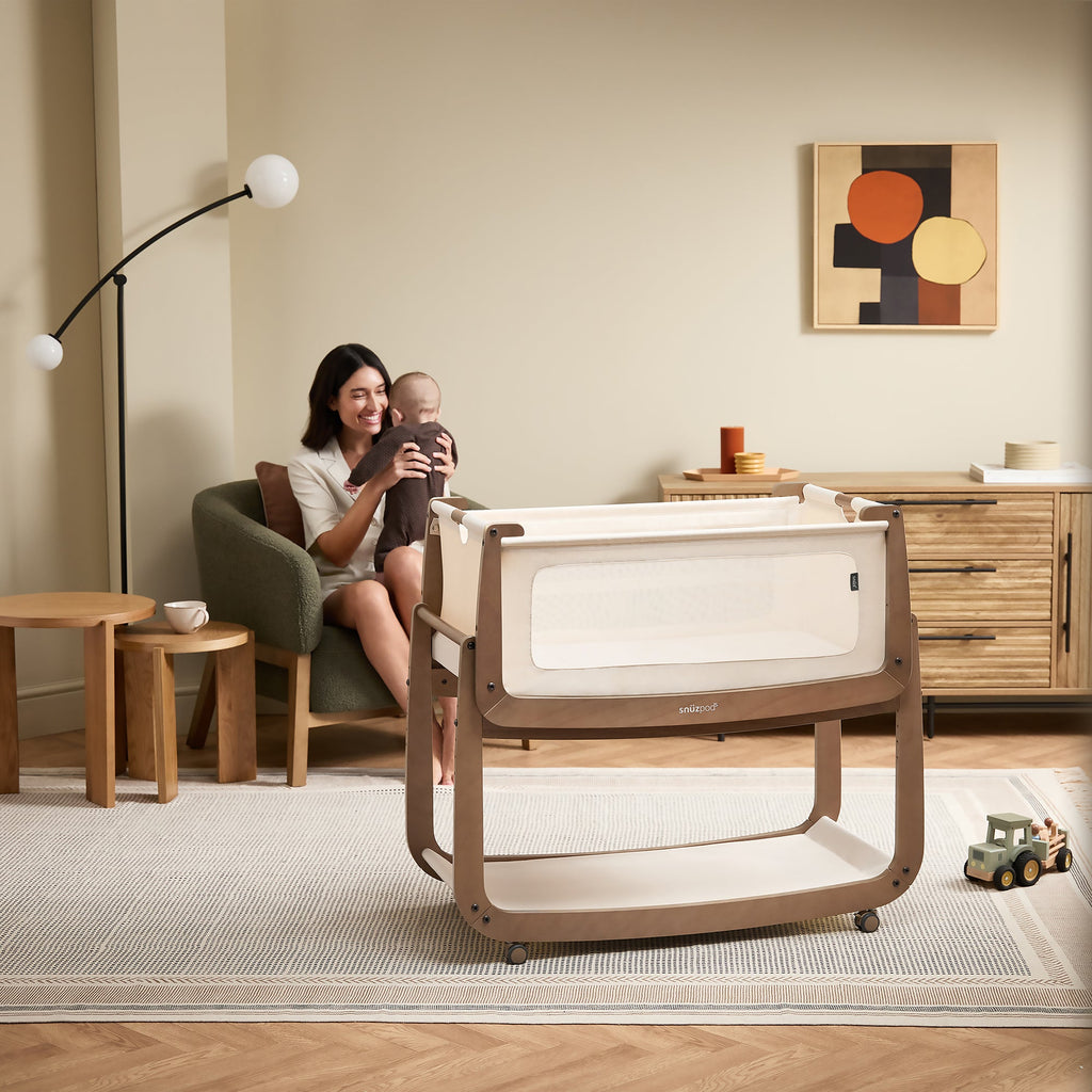 Bedside Bassinet - Walnut R9977
