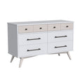 Ash Linen 6 Drawer Dresser G8373