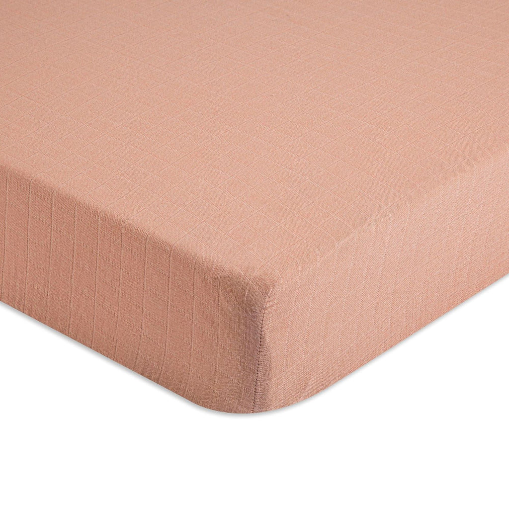Muslin Fitted Crib Sheet O7258