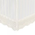 Lace Scallop Crib Skirt L273