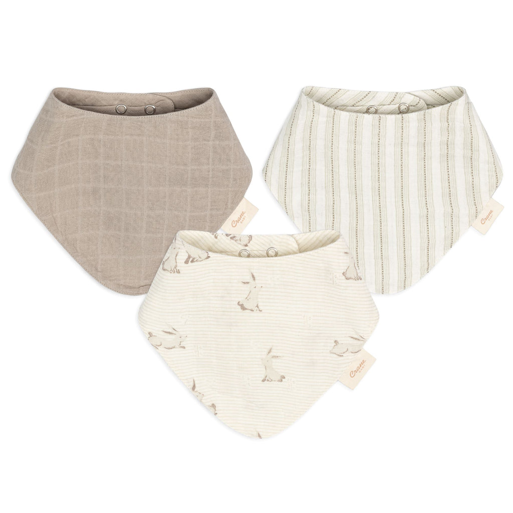 Organic Cotton Baby Bib Set 3-Piece G99257