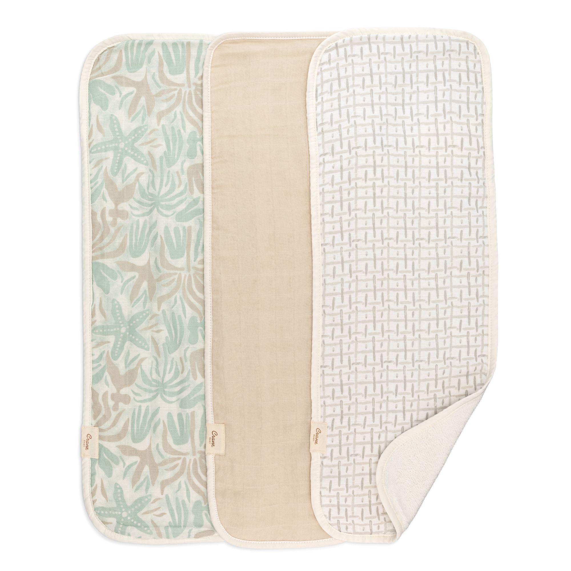 Newborn Burp Cloth Set, 3-Piece G72713