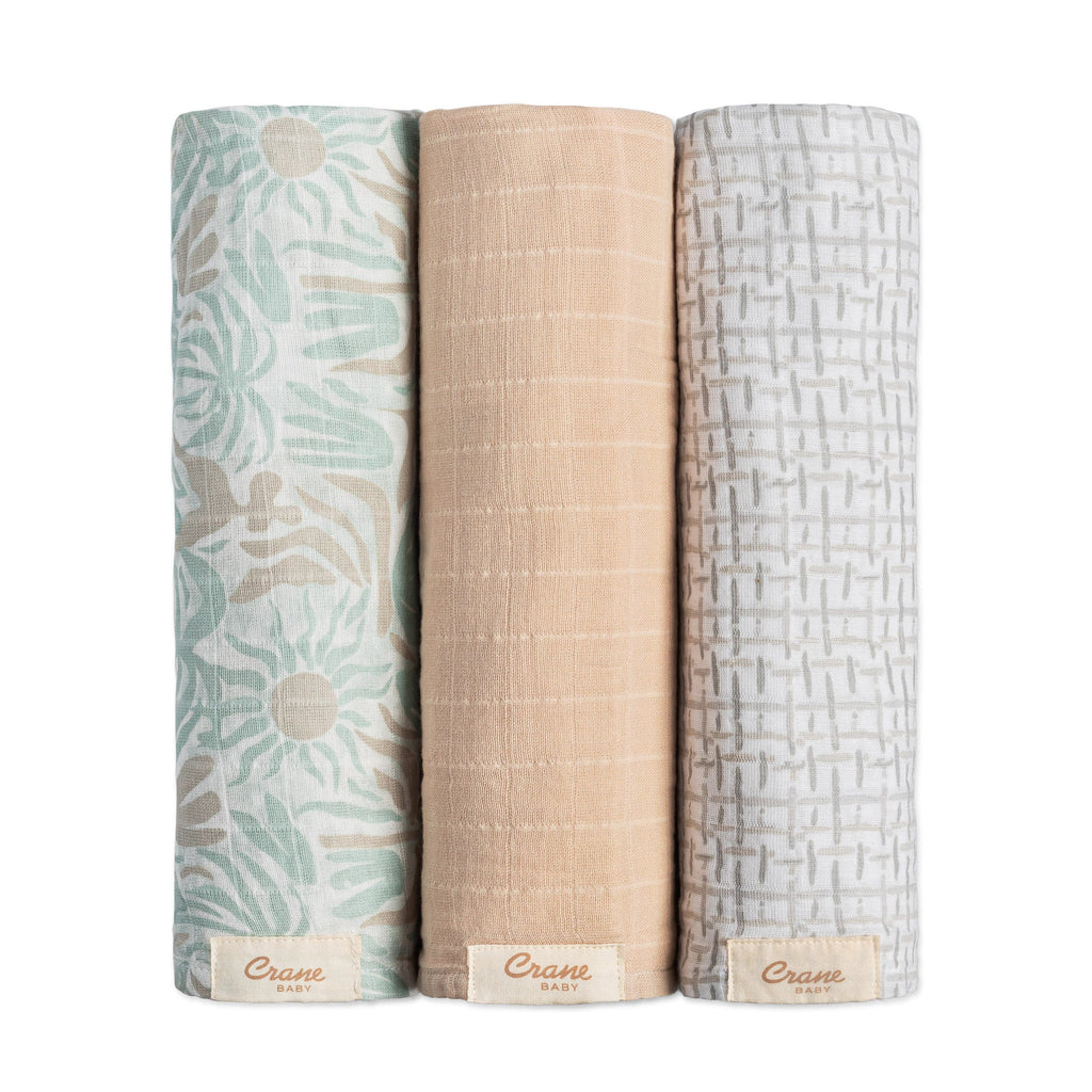 Newborn Swaddle Blanket Set, 3-Piece J1658
