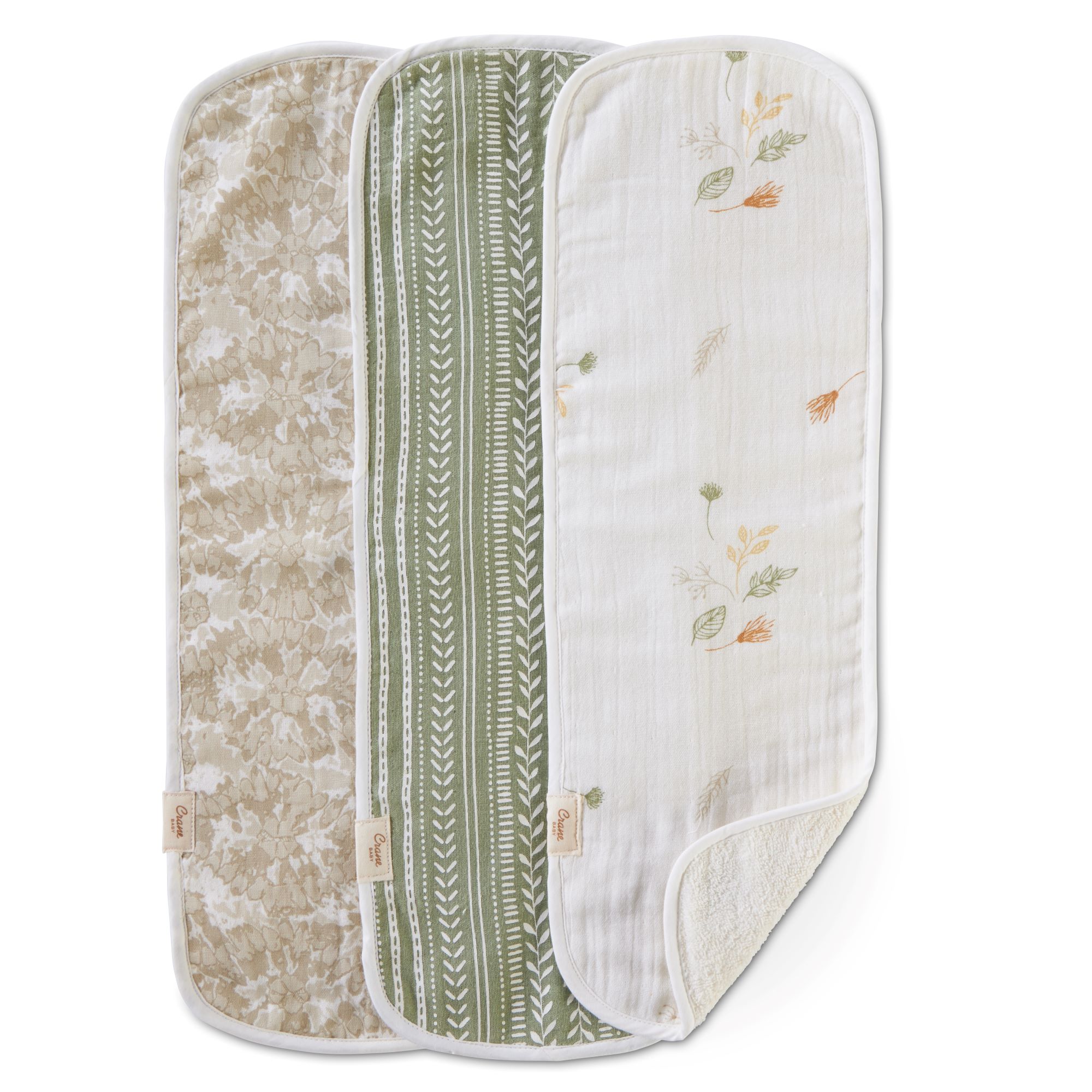 Newborn Burp Cloth Set, 3-Piece G72713