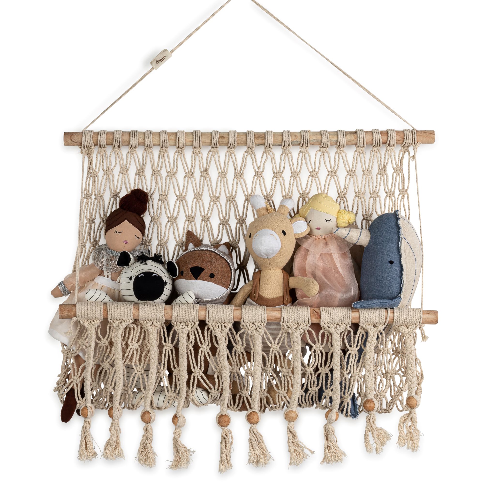 Hanging Macrame Basket Storage N22726