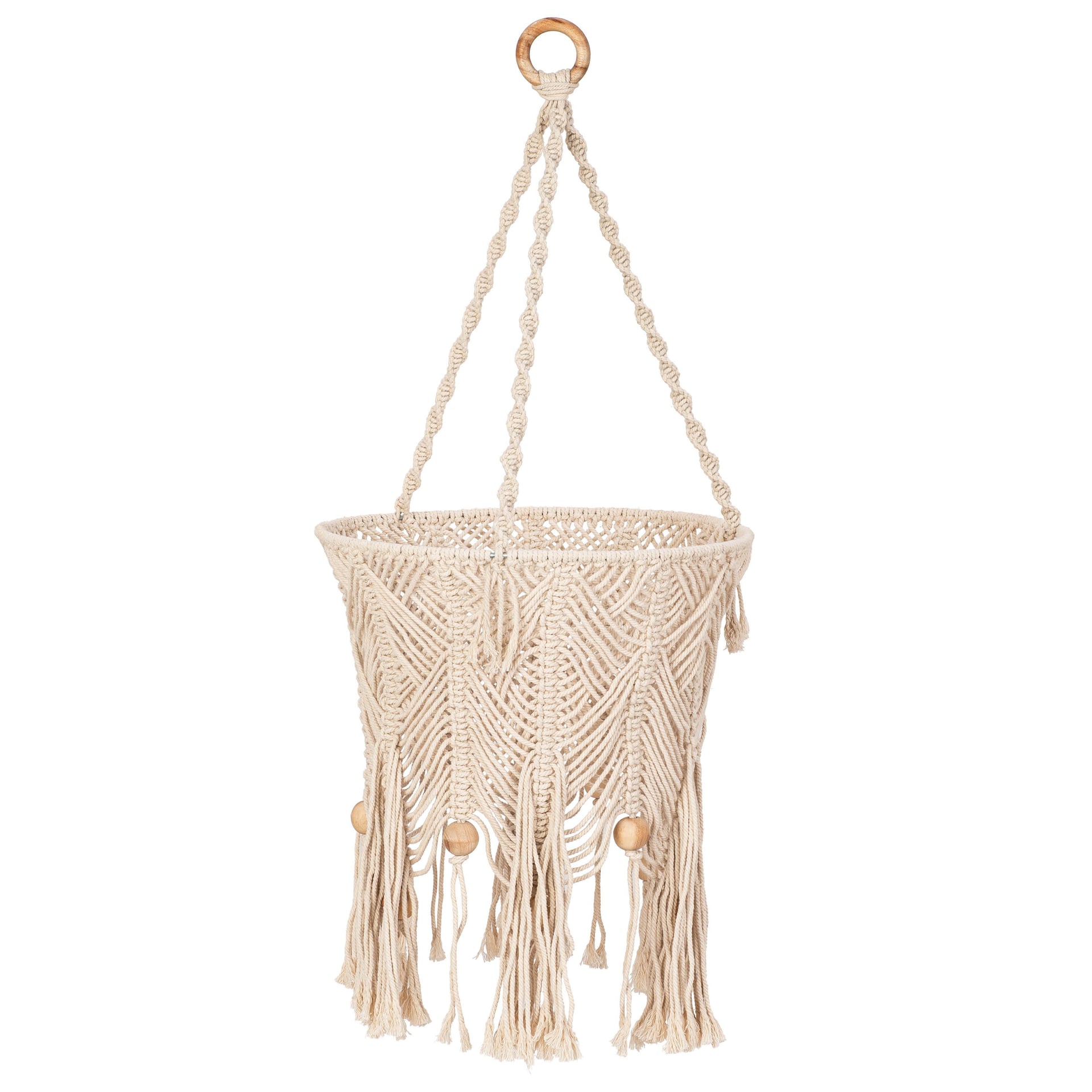 Macrame Nursery Ceiling Hanging - Beige F969