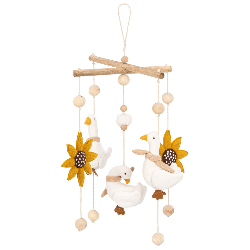 Farmhouse Goose Nursery Ceiling Hanging - Beige T522119
