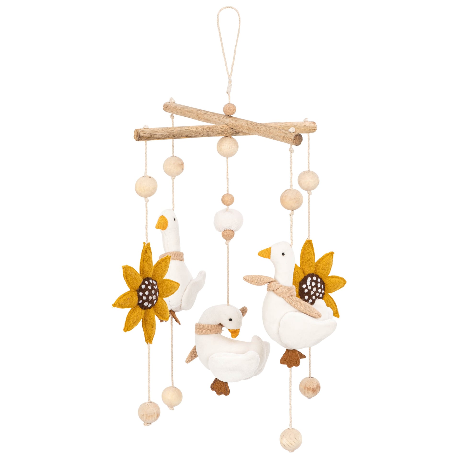 Farmhouse Goose Nursery Ceiling Hanging - Beige T522119