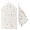 Farmhouse Goose Baby Bath Towel & Wash Cloth Set Y9561