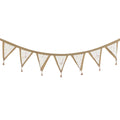 Farmhouse Nursery Garland Decor - Beige D577