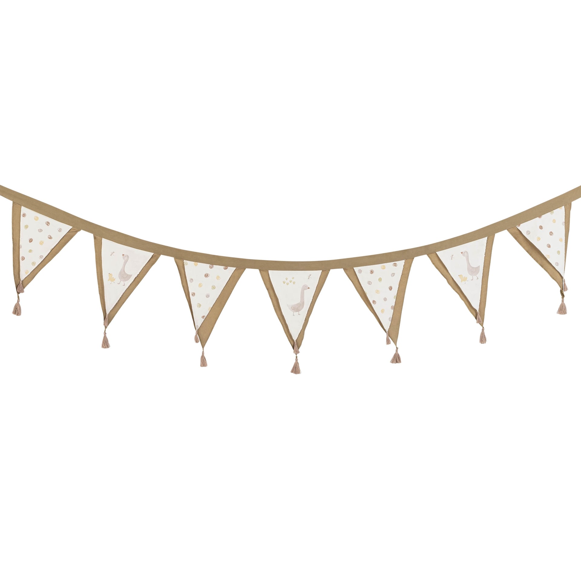 Farmhouse Nursery Garland Decor - Beige D577