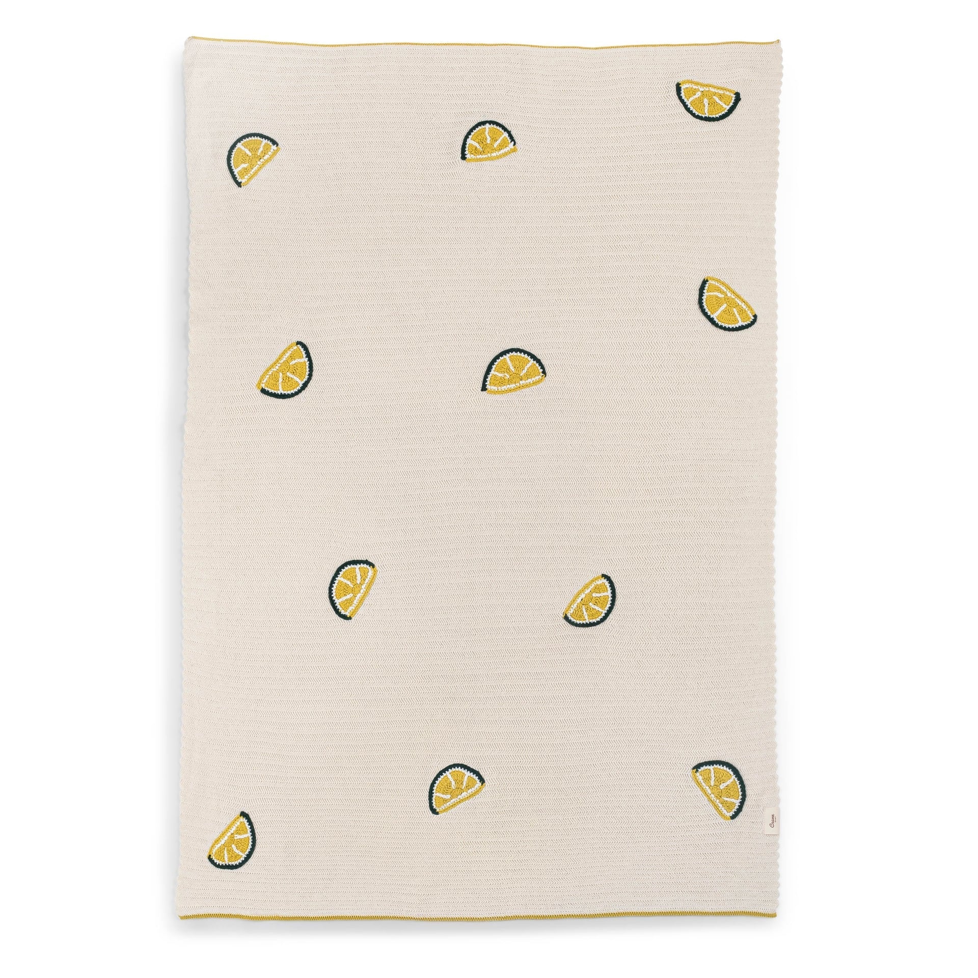 Embroidered Knit Baby Blanket L153