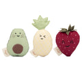 Soft Plush Rattle Set for Fruits & Veggies Z93931