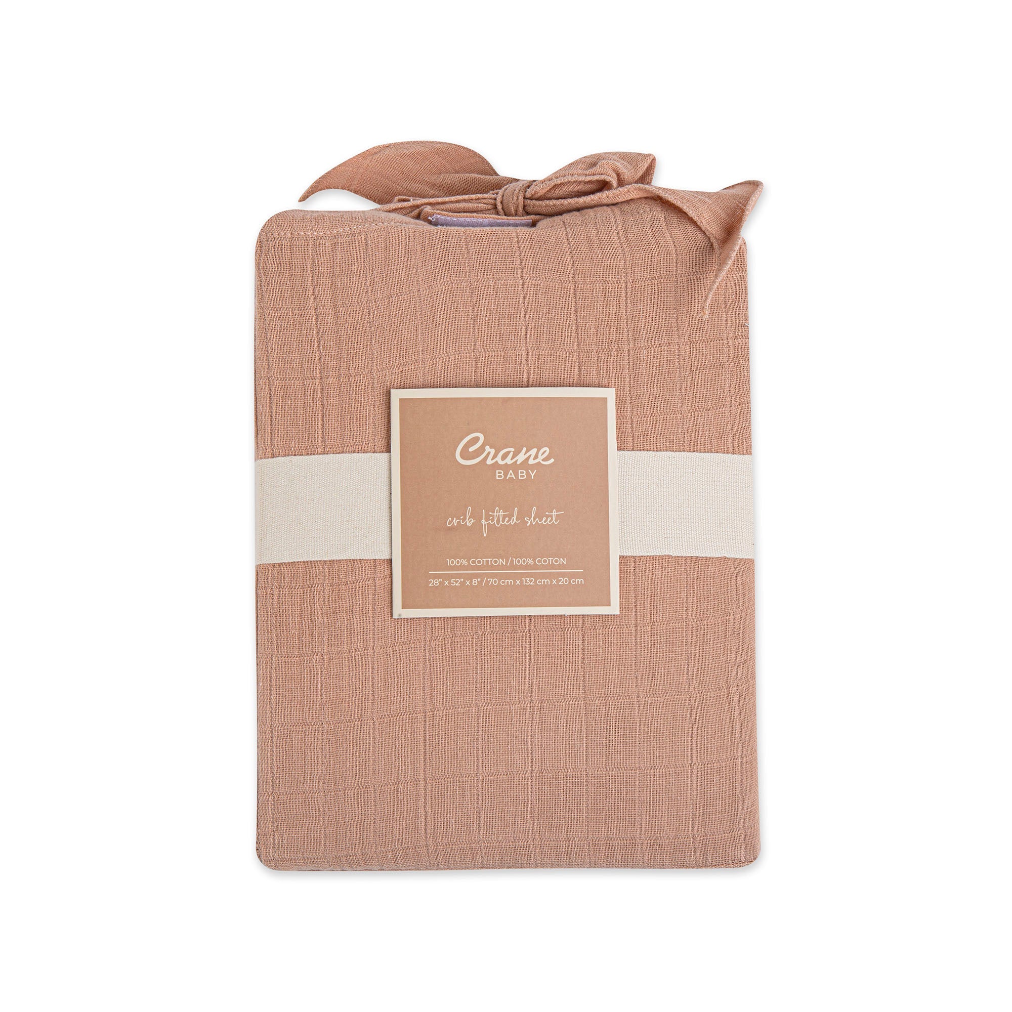 Muslin Fitted Crib Sheet O7258