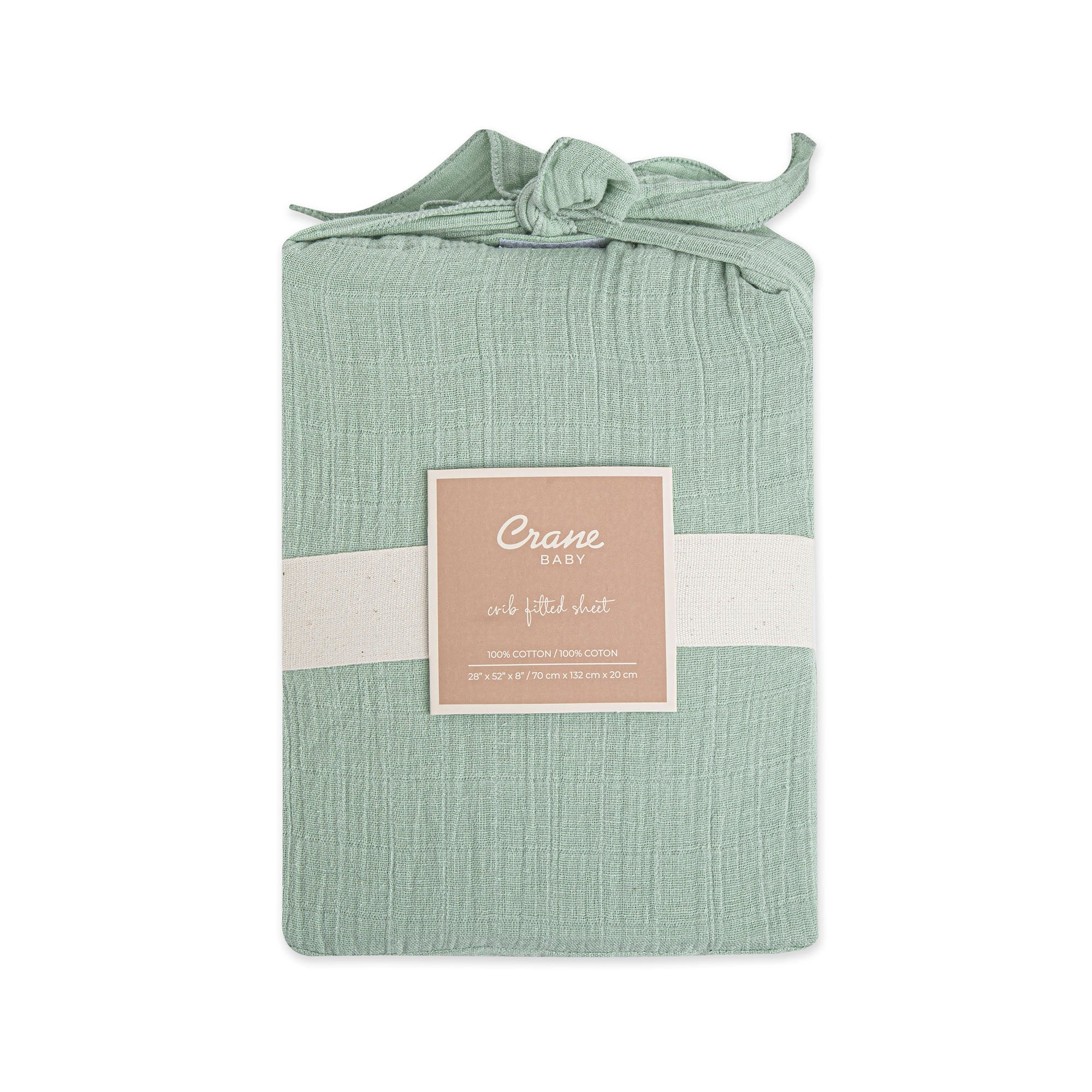 Muslin Fitted Crib Sheet O7258