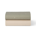 Fitted Sheets for Bassinet 2 Pack - Sage C2111