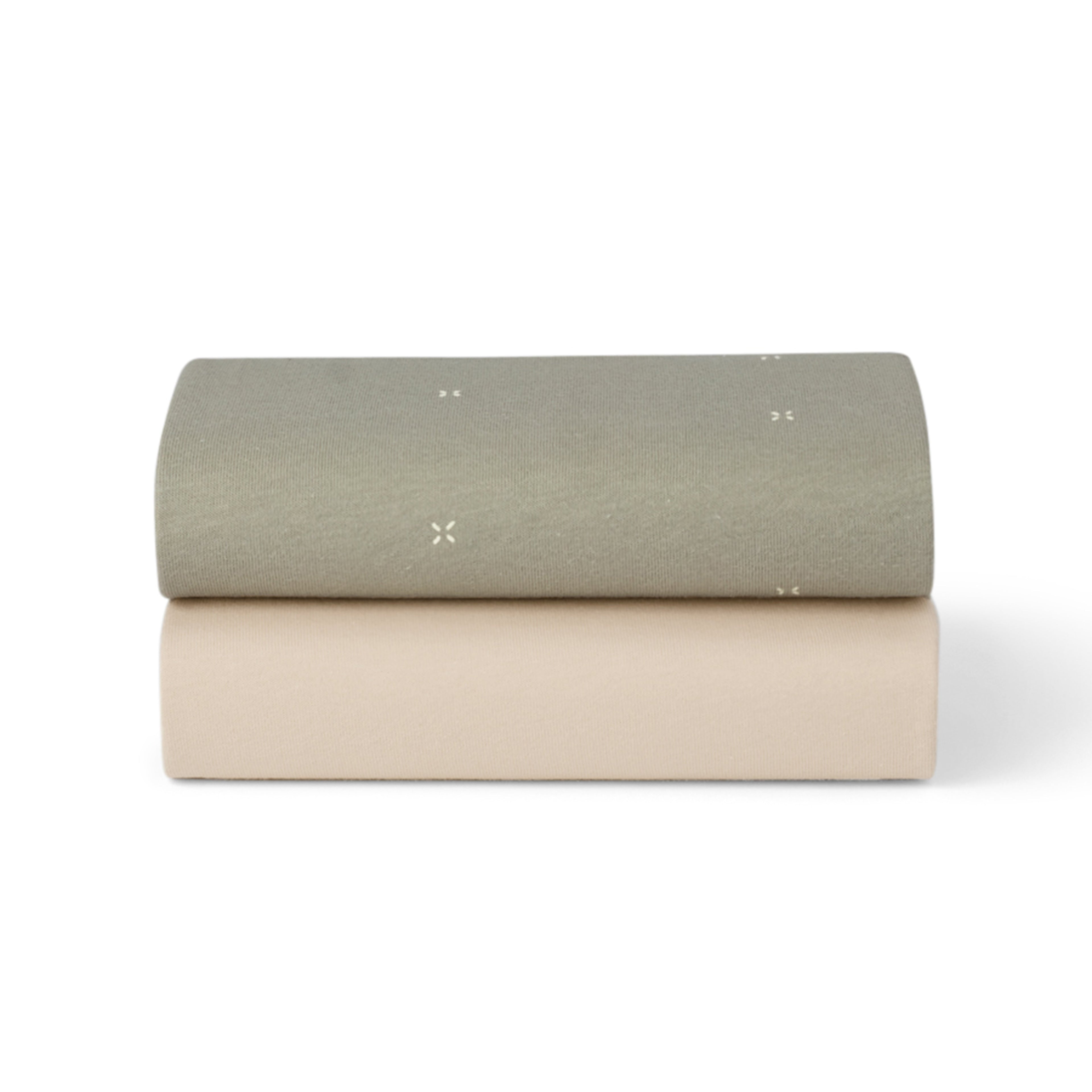Fitted Sheets for Bassinet 2 Pack - Sage C2111