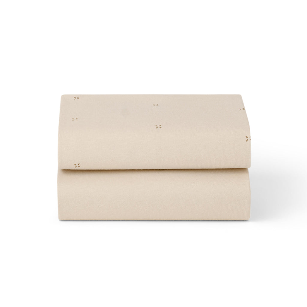 Fitted Sheets for Bassinet 2 Pack - Cashmere Cross A148