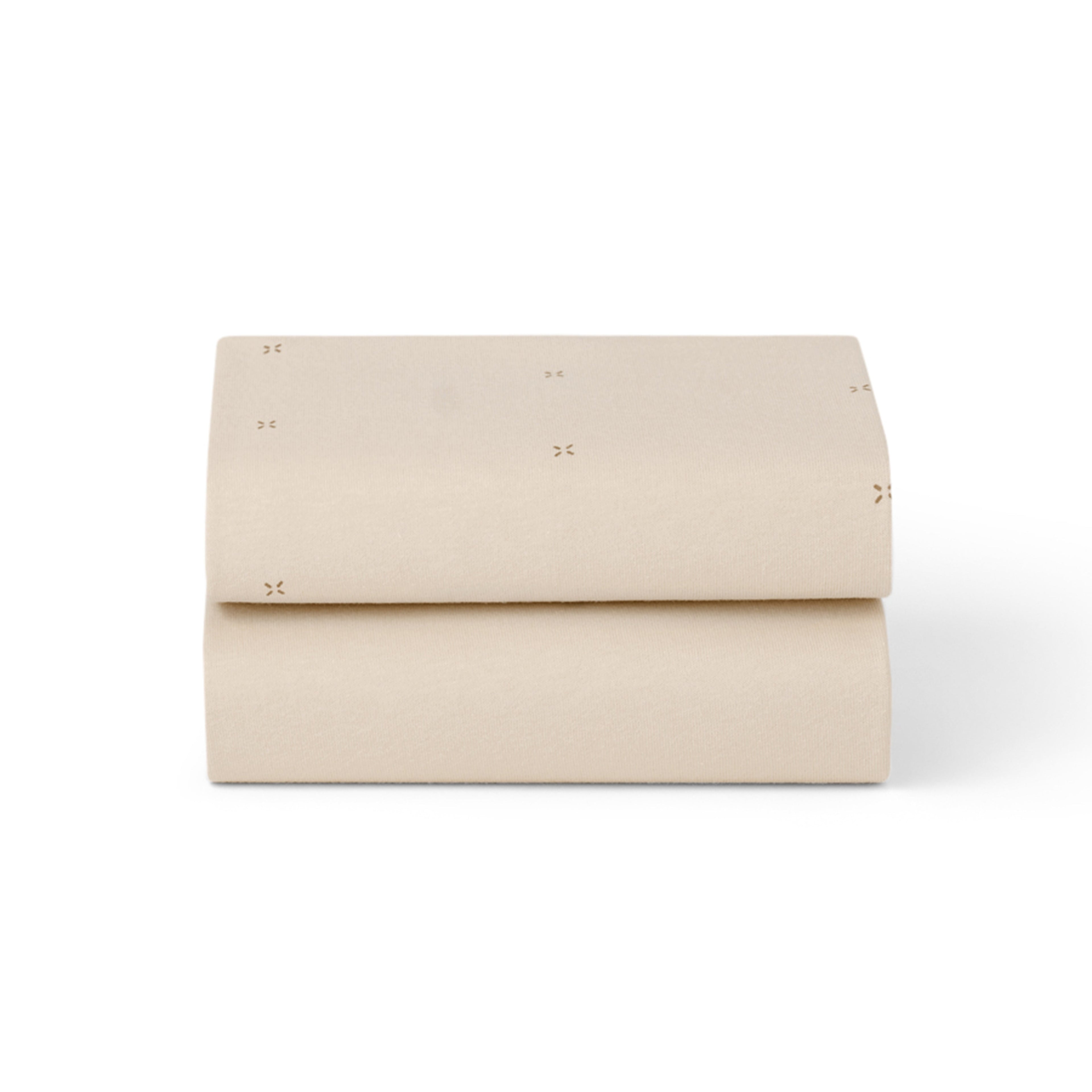 Fitted Sheets for Bassinet 2 Pack - Cashmere Cross A148