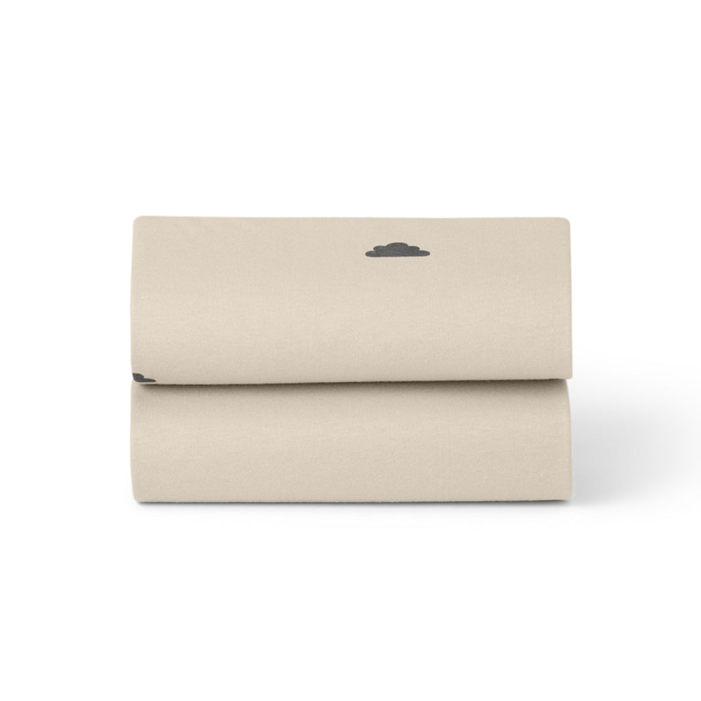 Fitted Sheets for Bassinet 2 Pack - Sand C23181