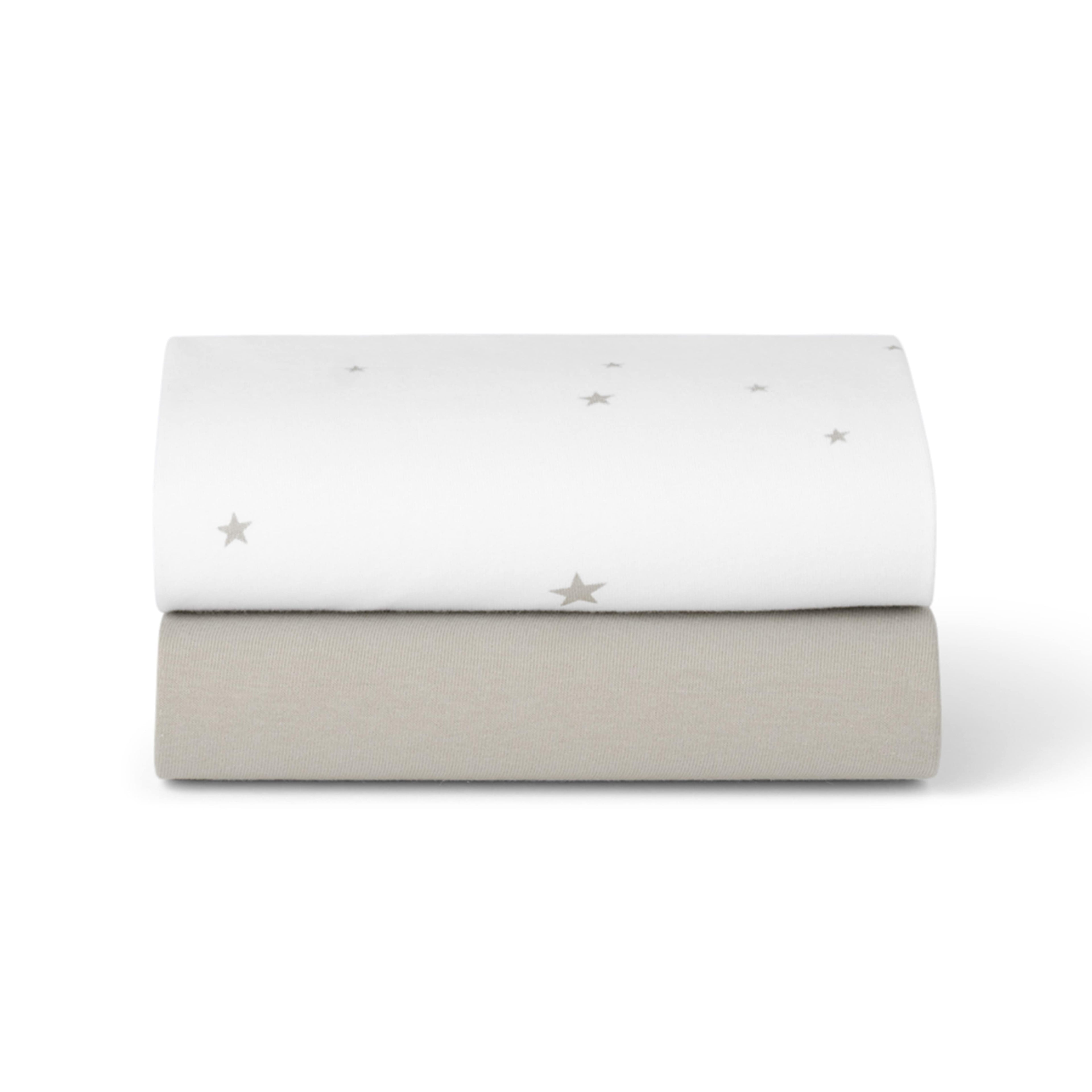 Fitted Sheets for Bassinet 2 Pack - White Star H1313