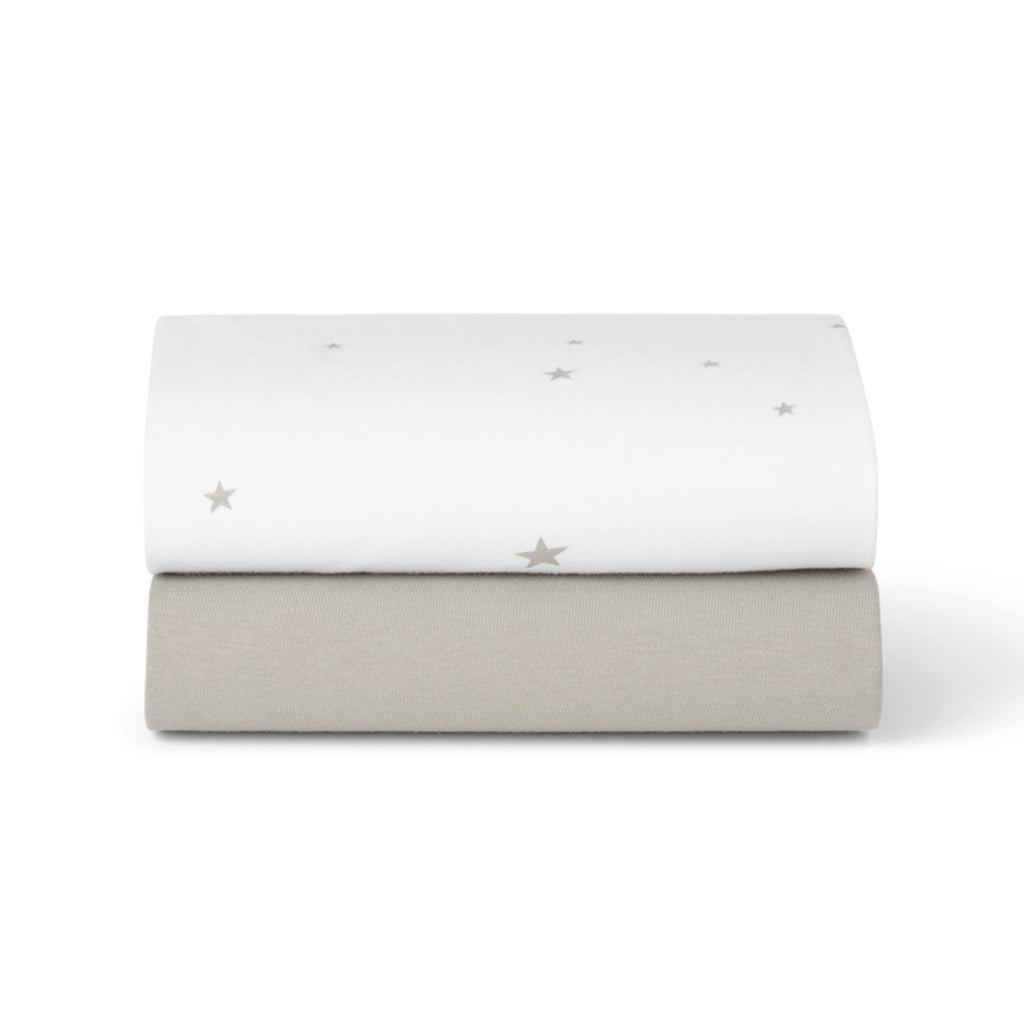 Fitted Sheets for Bassinet 2 Pack - White Star H1313