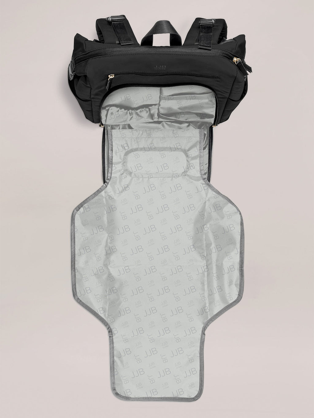 Modern Backpack Diaper Bag - Black K9391