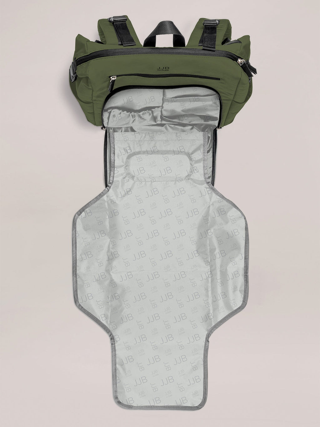Modern Backpack Diaper Bag - Olive N91929