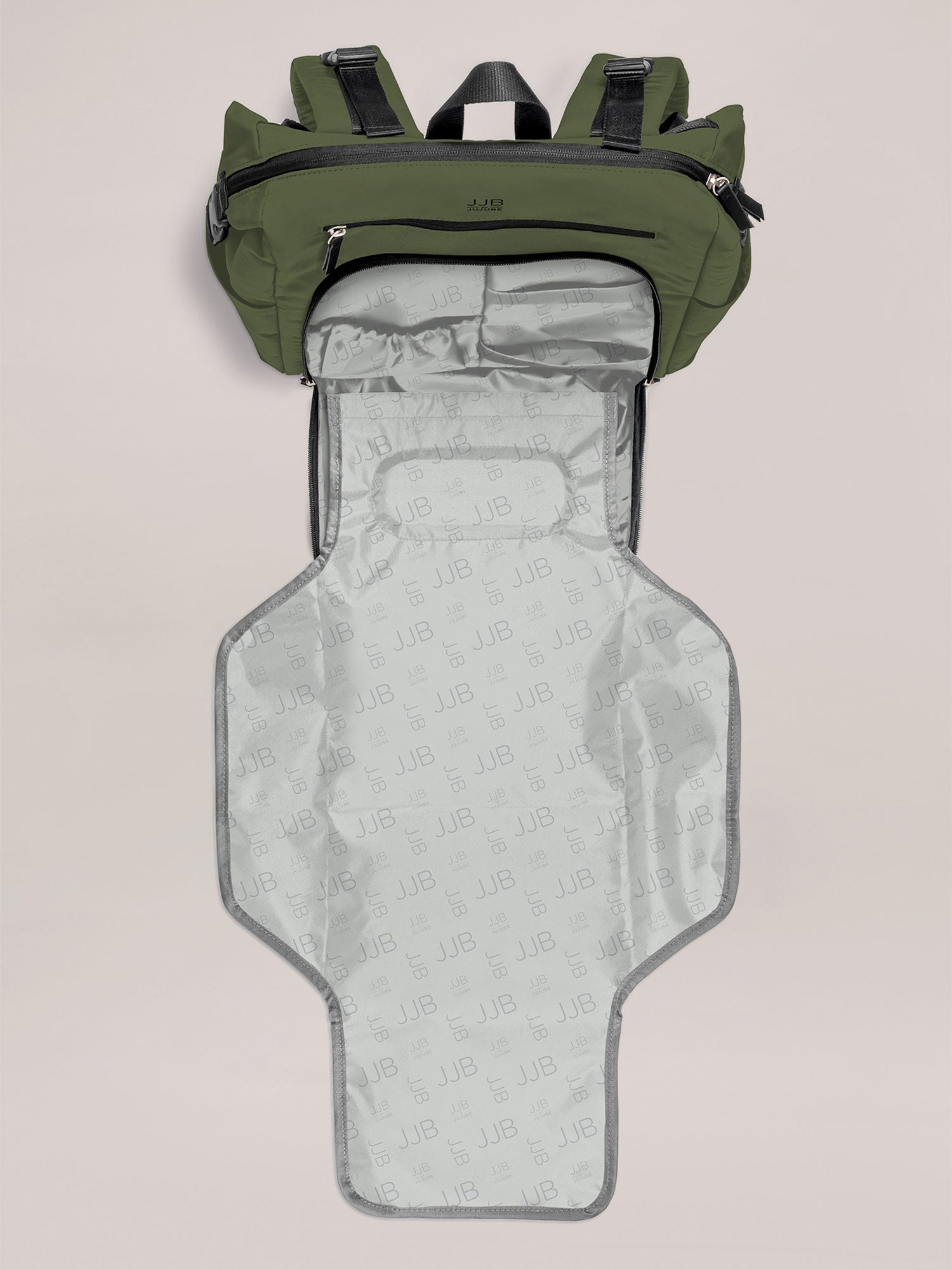 Modern Backpack Diaper Bag - Olive N91929